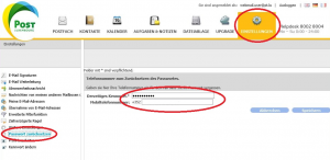 Passwort Wiederherstellung | POST Technologies Documentation