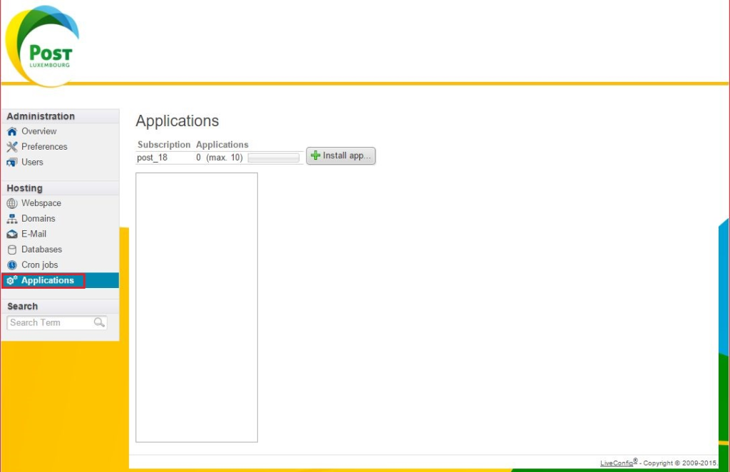 Hosting | POST Technologies Documentation
